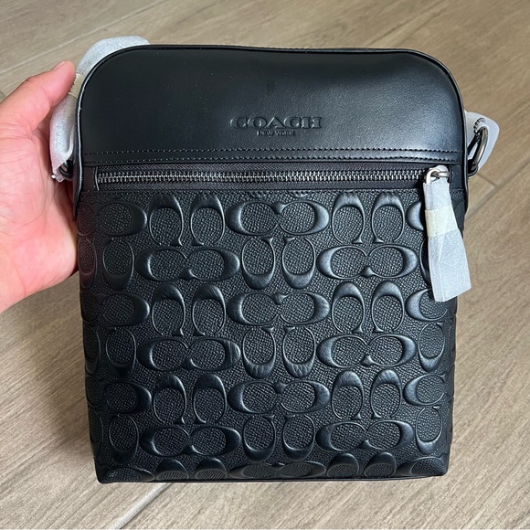 Coach Houston Flight Bag In Signature Leather - Picture 1 of 7